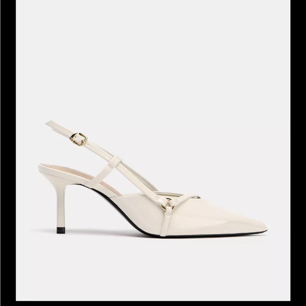 Elegant Zara Slingback Heels
Pantone 2026 Cloud Dancer color